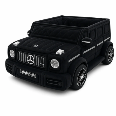 Black Box car-shaped dog bed